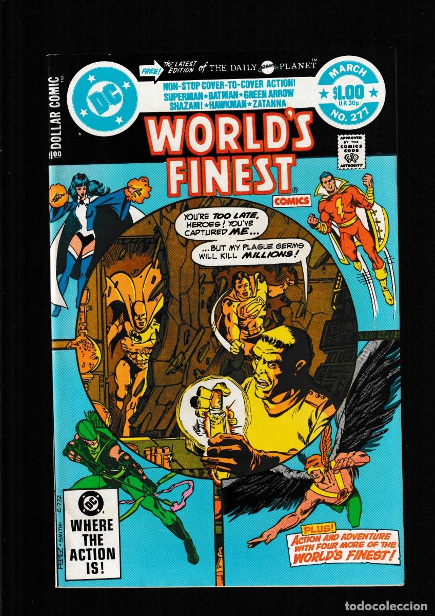 C&oacute;mics: WORLD'S FINEST 277 - DC 1982 VFN/NM GIANT / SUPERMAN & BATMAN / GREEN ARROW / ZATANNA / SHAZAM