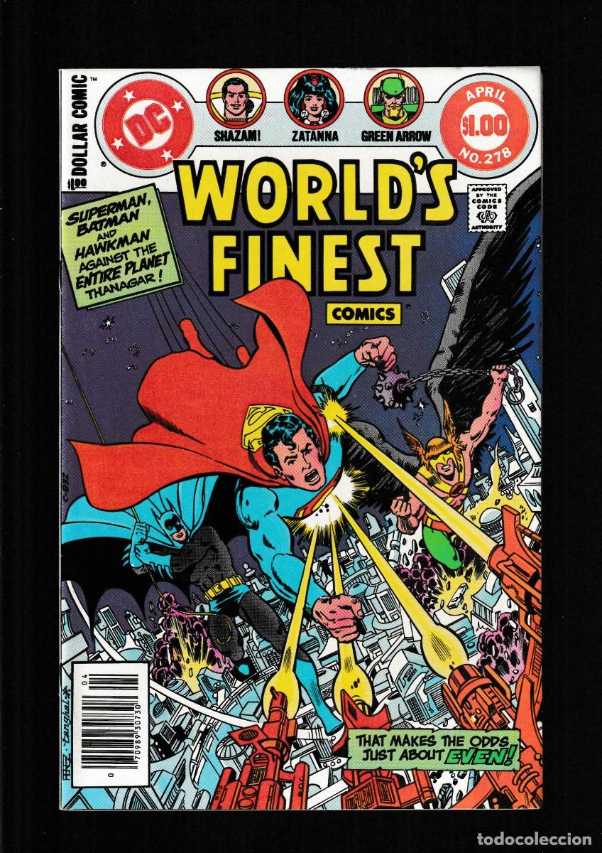 C&oacute;mics: WORLD'S FINEST 278 - DC 1982 VFN/NM GIANT / SUPERMAN BATMAN & HAWKMAN VS THANAGAR