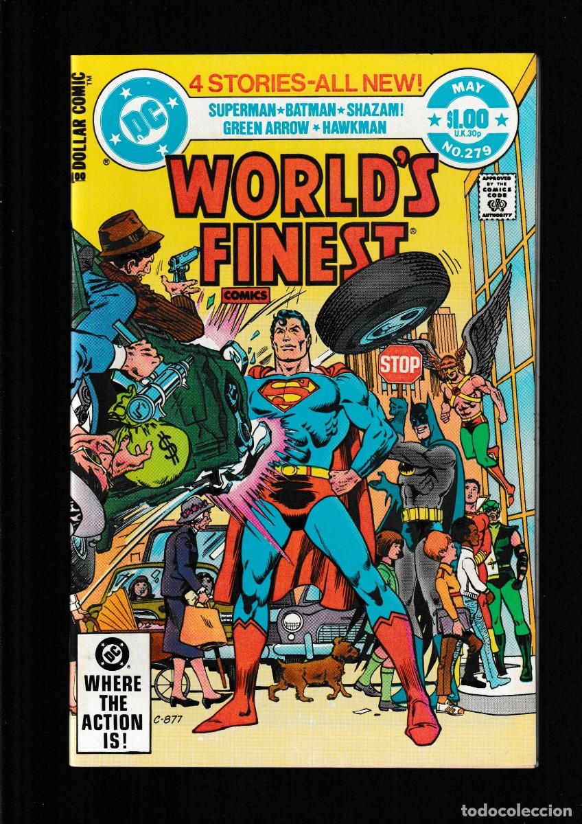 C&oacute;mics: WORLD'S FINEST 279 - DC 1982 VFN/NM GIANT / SUPERMAN & BATMAN / GREEN ARROW / SHAZAM / HAWKMAN