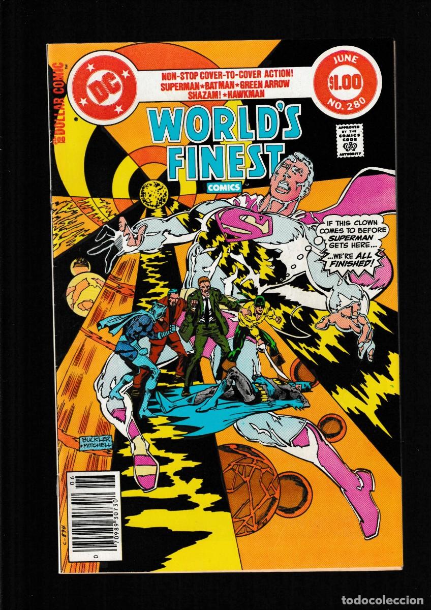 C&oacute;mics: WORLD'S FINEST 280 - DC 1982 VFN/NM GIANT / SUPERMAN & BATMAN / GREEN ARROW / SHAZAM / HAWKMAN