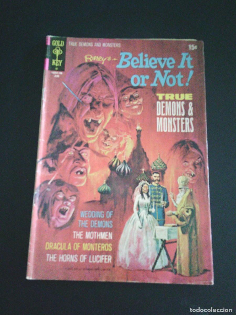 C&oacute;mics: BELIEVE IT OR NOT TRUE GHOST STORIES - N&ordm; 26 - JUNIO DE 1971 - WESTERN PUBLISHING COMPANY - CJ 252