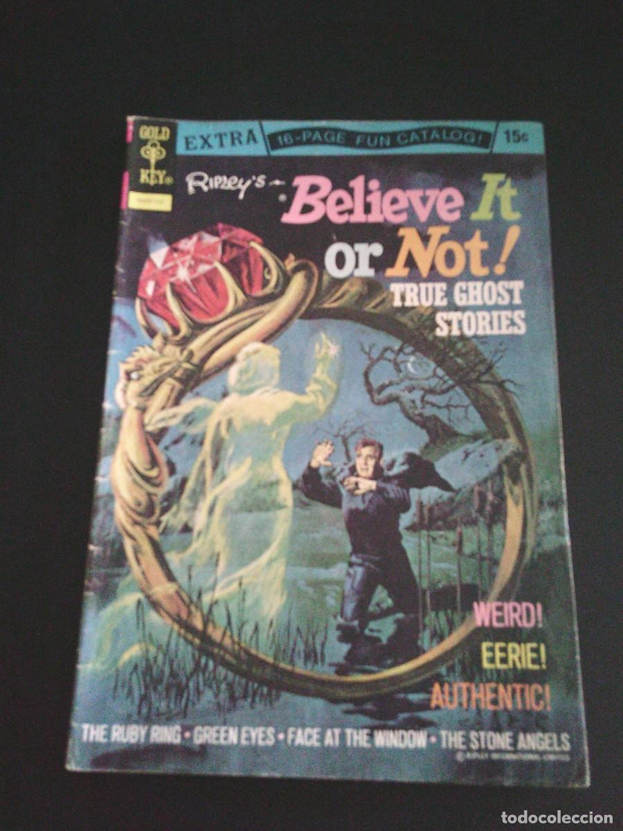 C&oacute;mics: BELIEVE IT OR NOT TRUE GHOST STORIES - N&ordm; 37 - EXTRA 1972 - WESTERN PUBLISHING COMPANY - CJ 252