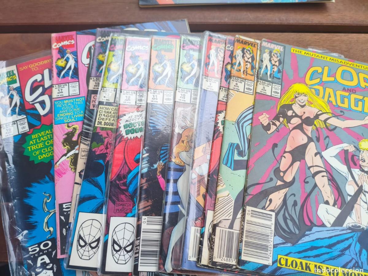 C&oacute;mics: (The mutant misadventures of) Cloak and Dagger vol 3 (1988) Lote 11 n&uacute;meros - Marvel Comics