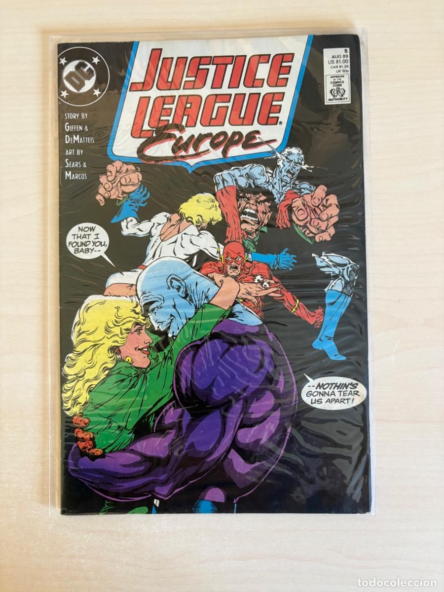 C&oacute;mics: Justice League Europe #5 (DC Comics USA, 1989)