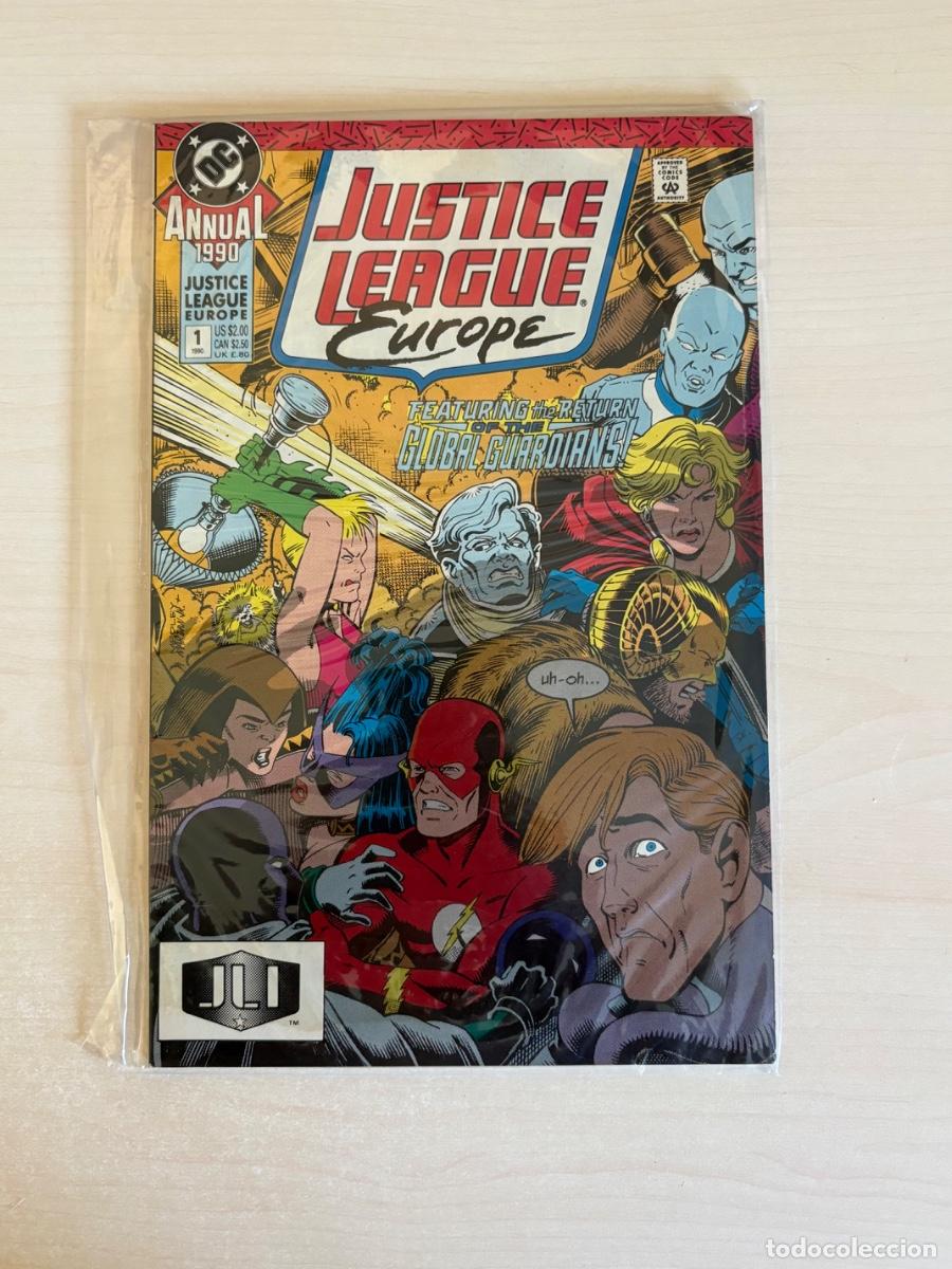 C&oacute;mics: Justice League Europe Annual #1 (DC Comics USA, 1990)