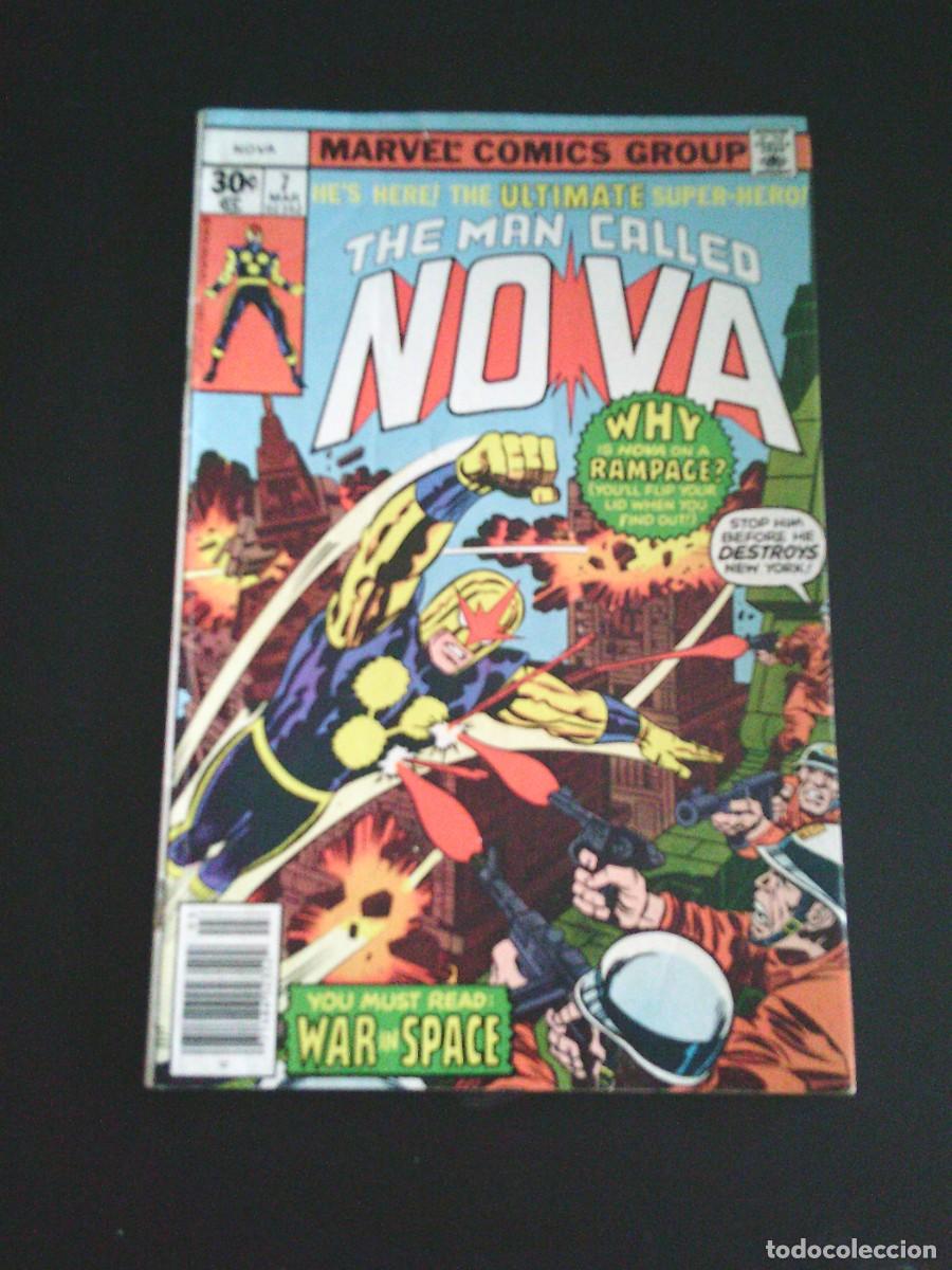C&oacute;mics: THE MAN CALLED NOVA - NUMERO 7 - MARCH 1977 - MARVEL COMICS GROUP USA - BUEN ESTADO - CJ 252