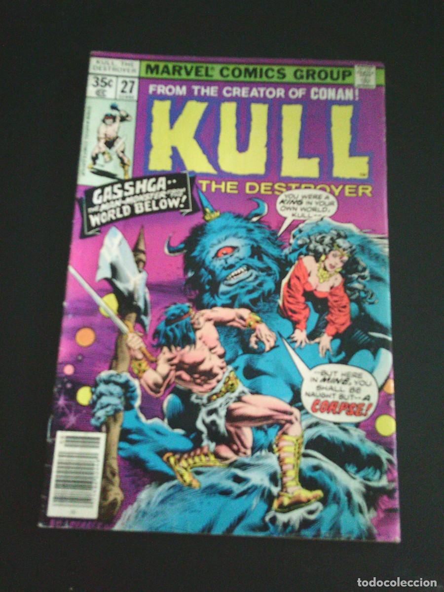 C&oacute;mics: KULL THE DESTROYER - NUMERO 27 - JUNE 1978 - MARVEL COMICS GROUP USA - BUEN ESTADO - CJ 252