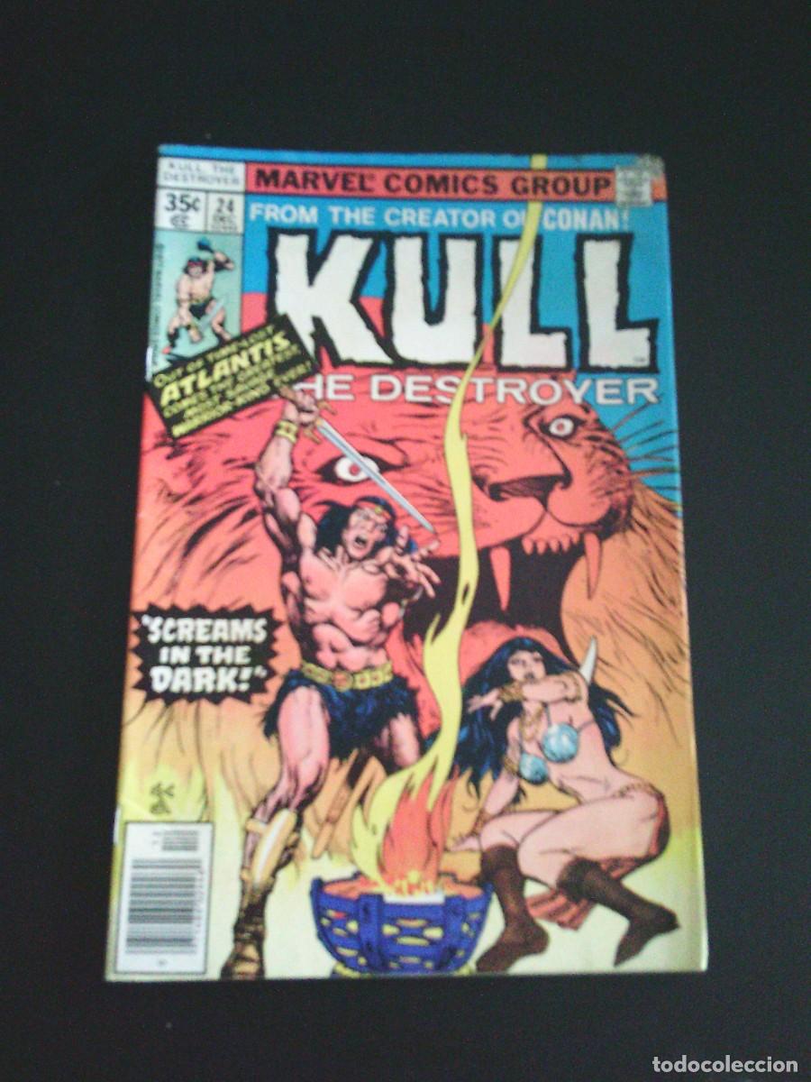 C&oacute;mics: KULL THE DESTROYER - NUMERO 24 - DECEMBER 1974 - MARVEL COMICS GROUP USA - BUEN ESTADO - CJ 252