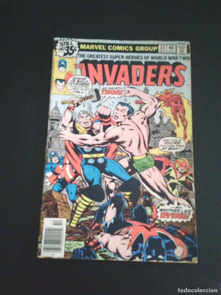 C&oacute;mics: THE INVADERS - NUMERO 33 - OCTOBER 1978 - MARVEL COMICS GROUP USA - CJ 252