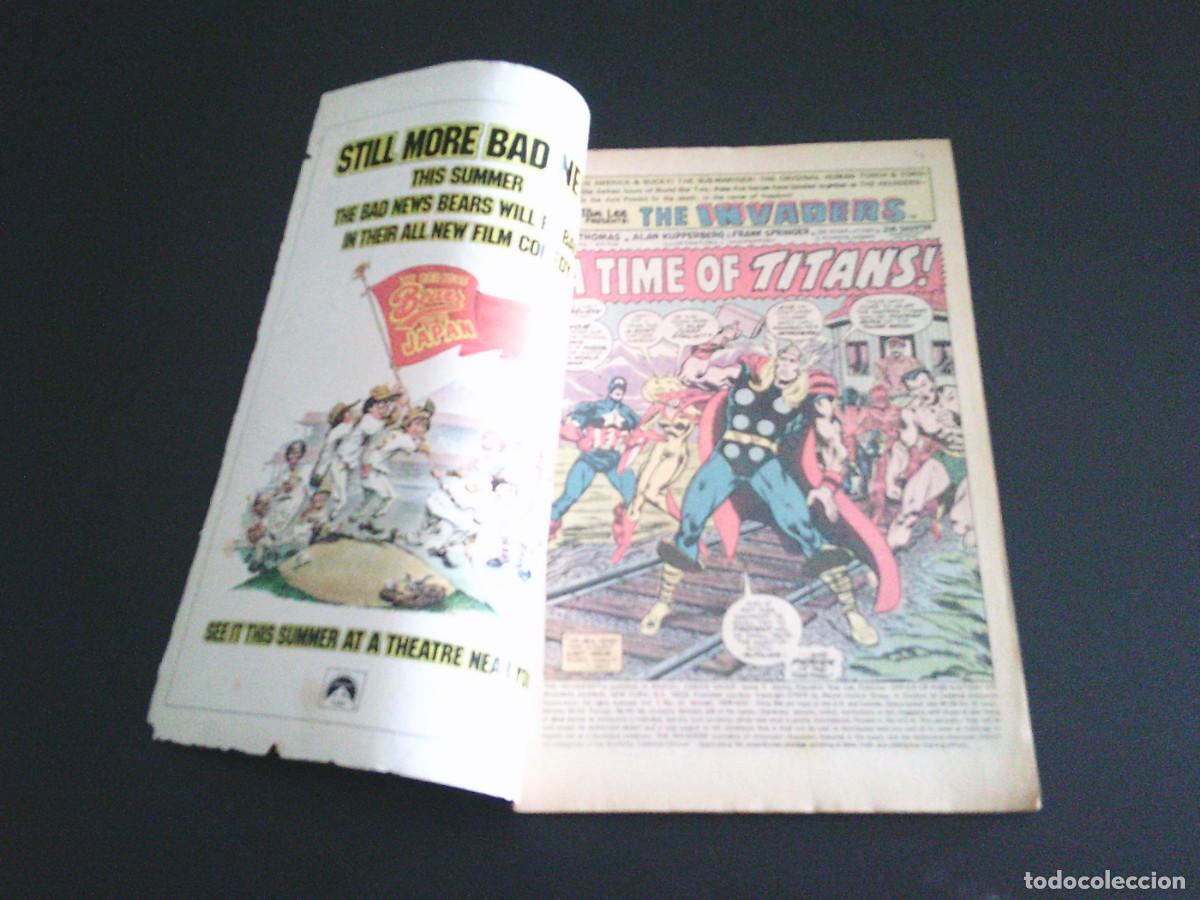 C&oacute;mics: THE INVADERS - NUMERO 33 - OCTOBER 1978 - MARVEL COMICS GROUP USA - CJ 252 - Foto 2