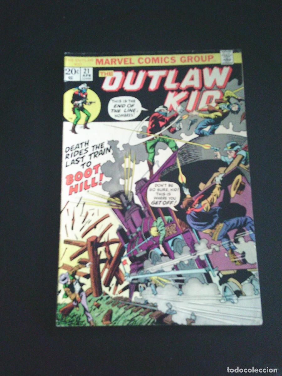 C&oacute;mics: THE OUTLAW KID - VOLUMEN 1 - NUMERO 21 - APRIL 1974 - MARVEL COMICS GROUP USA - CJ 252