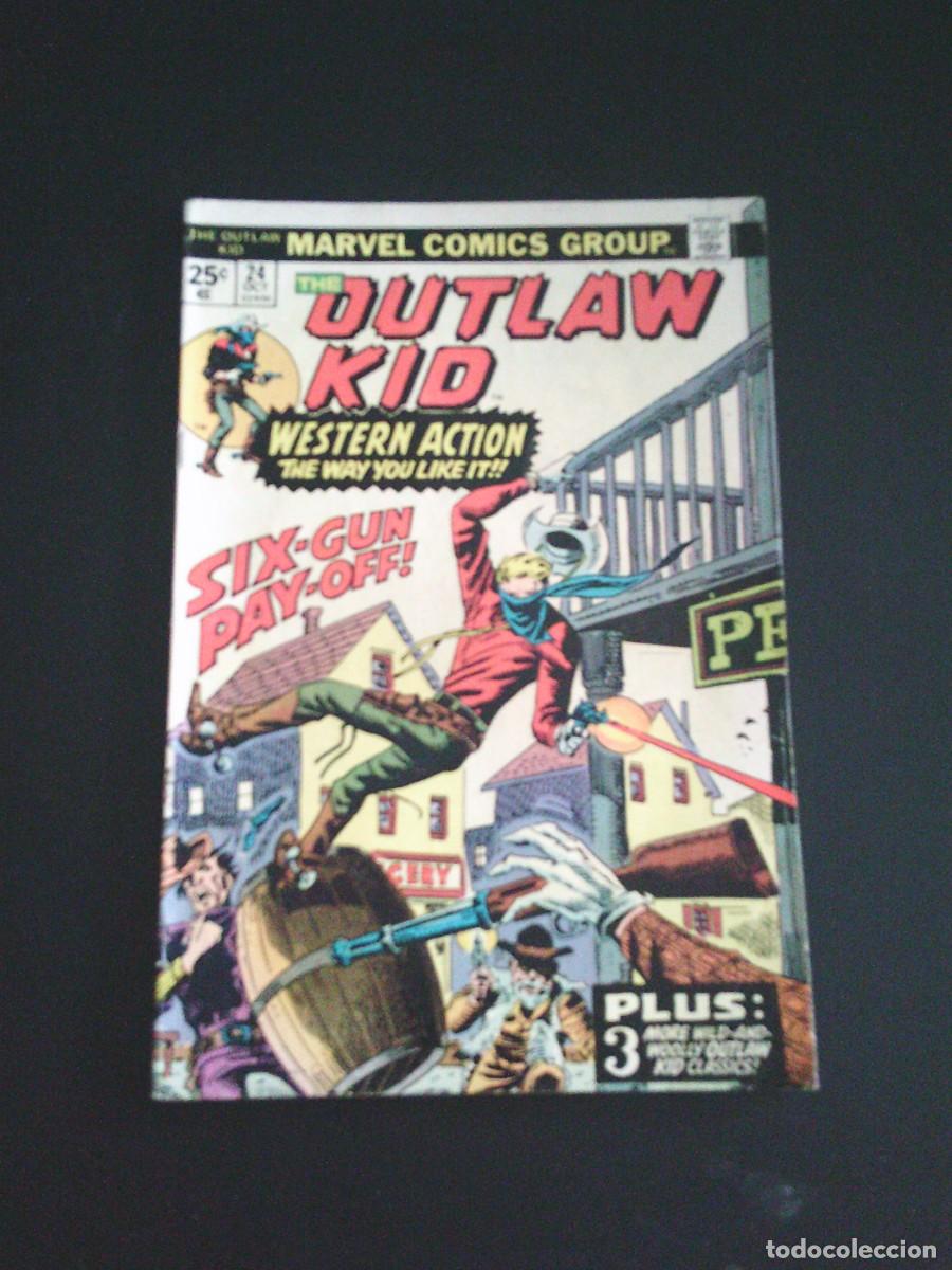 C&oacute;mics: THE OUTLAW KID - VOLUMEN 1 - NUMERO 24 - OCTOBER 1974 - MARVEL COMICS GROUP USA - CJ 252