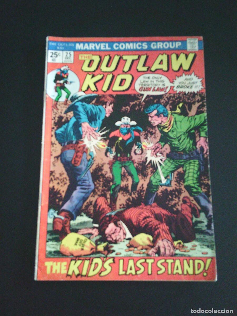 C&oacute;mics: THE OUTLAW KID - VOLUMEN 1 - NUMERO 25 - DECEMBER 1974 - MARVEL COMICS GROUP USA - CJ 252