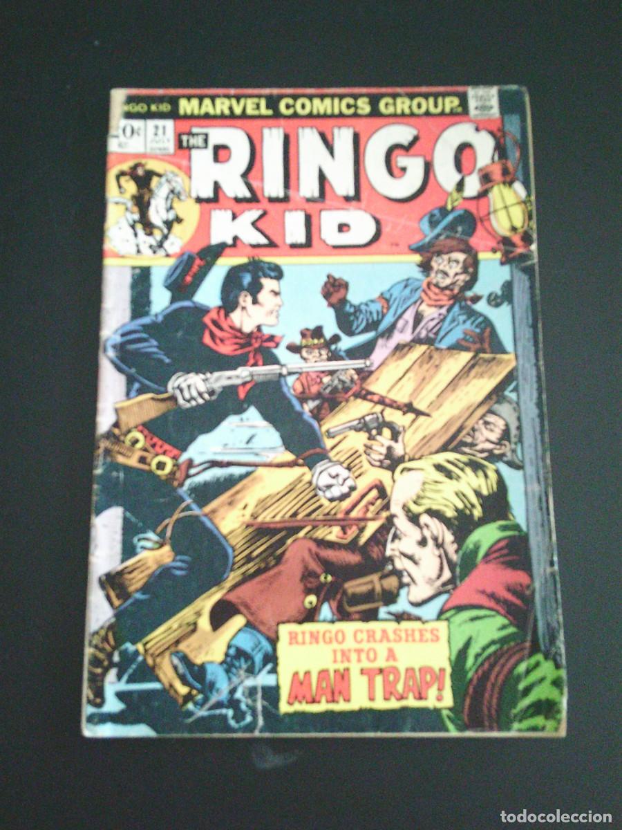 C&oacute;mics: THE RINGO KID - NUMERO 21 - VOLUMEN 1 - JULY 1973 - MARVEL COMICS GROUP USA - CJ 252