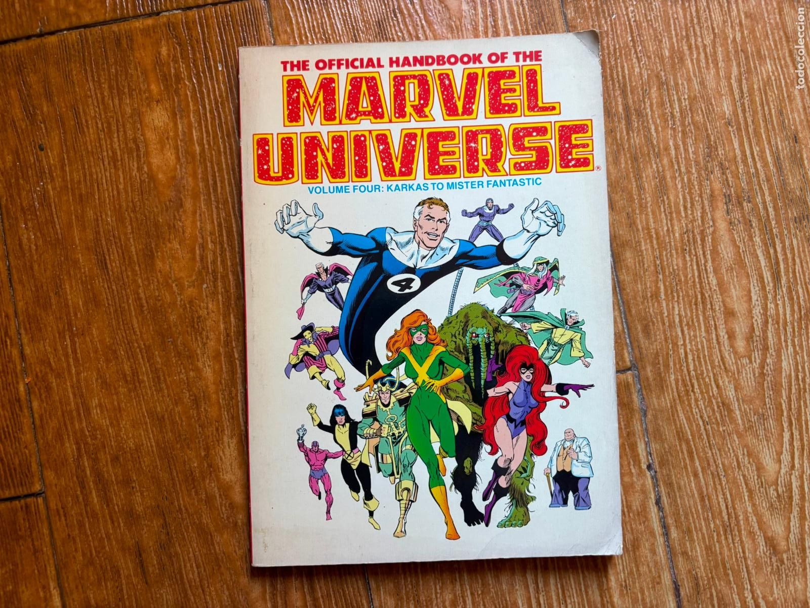 C&oacute;mics: OFFICIAL HANDBOOK OF THE MARVEL UNIVERSE N &ordm; 4 MARVEL 1986