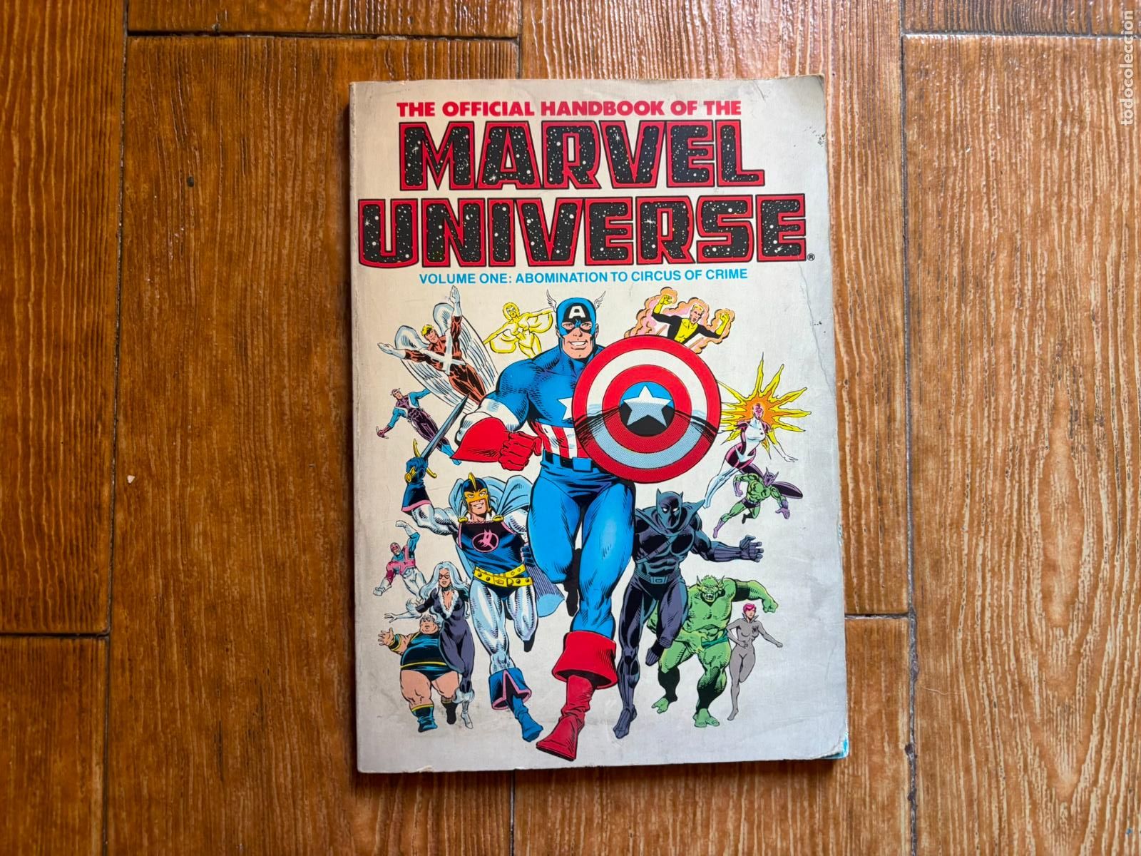 C&oacute;mics: OFFICIAL HANDBOOK OF THE MARVEL UNIVERSE N &ordm; 1 MARVEL 1986 CAPTAIN AMERICA