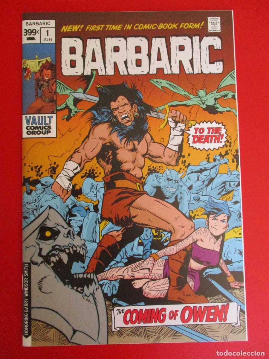 C&oacute;mics: B&Aacute;RBARO #1 (B&oacute;veda) 1&ordf; Impresi&oacute;n - Cubierta C - Variante Homenaje Conan (Nuevo+) 9.6 / 9.8