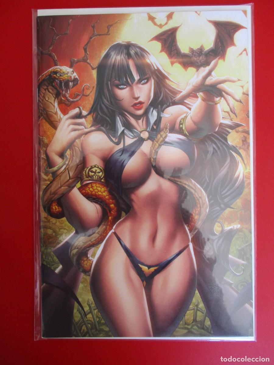 C&oacute;mics: Vampirella #22 Paolo Pantalena Negro Variante ~Nuevo ~ 2021 Dynamite