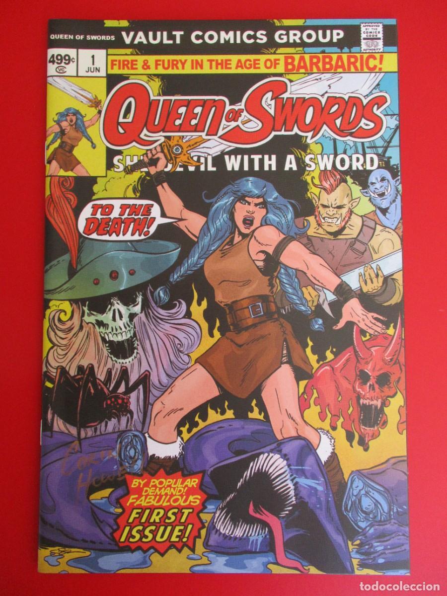 C&oacute;mics: Queen Of Swords She Devil RED SONJA Variante #1 B&oacute;veda Primera FIRMADO :CORIN HOWELL