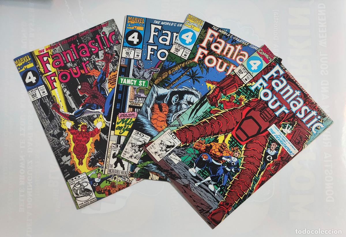 C&oacute;mics: Fantastic Four 359 360 361 362 &ndash; Marvel Comics USA 1991