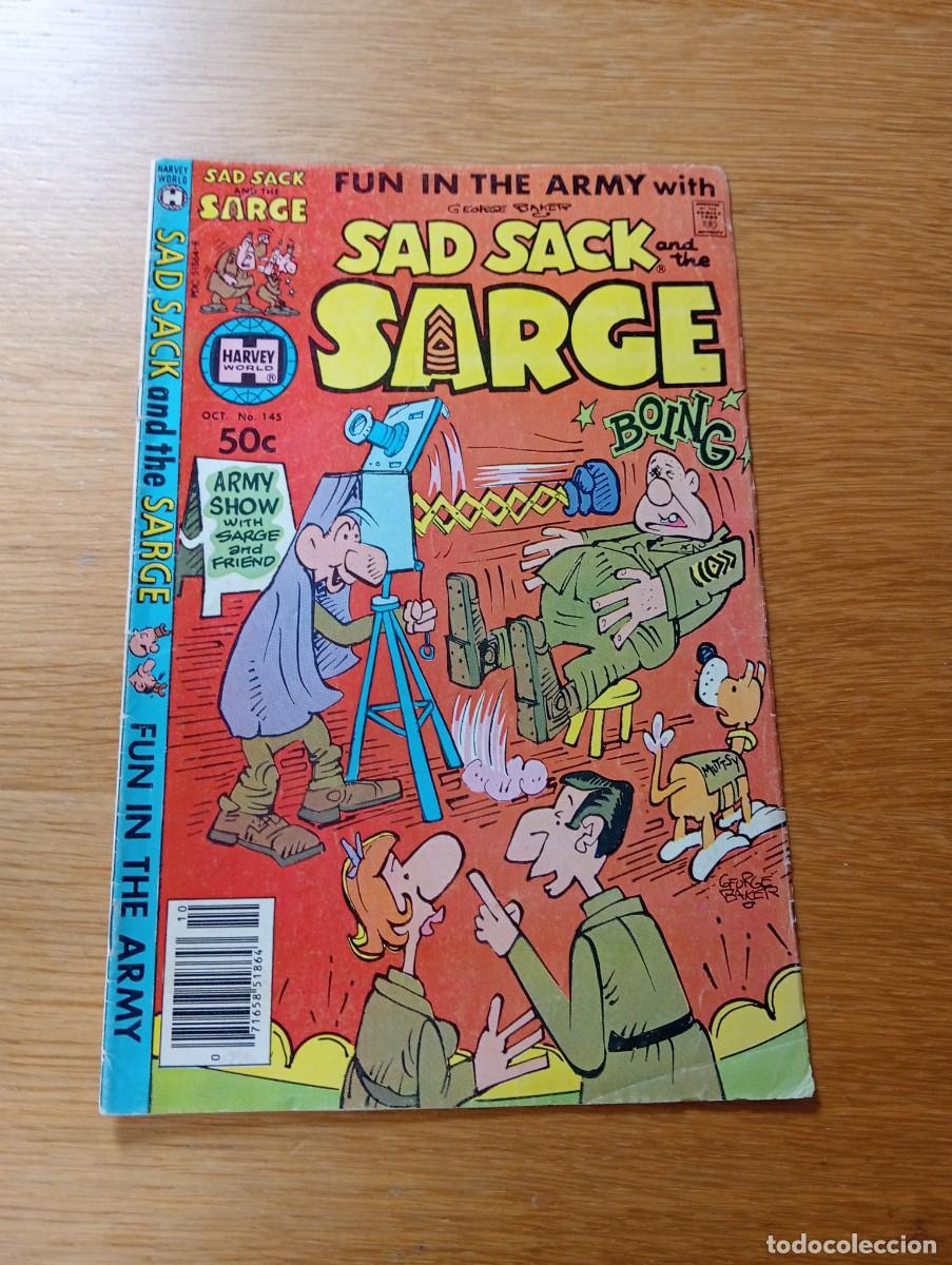 C&oacute;mics: EN INGL&Eacute;S. EDICI&Oacute;N ORIGINAL. SAD SACK AND THE SARGE N.&ordm; 145. GRAPA. HARVEY WORLD. 1980.
