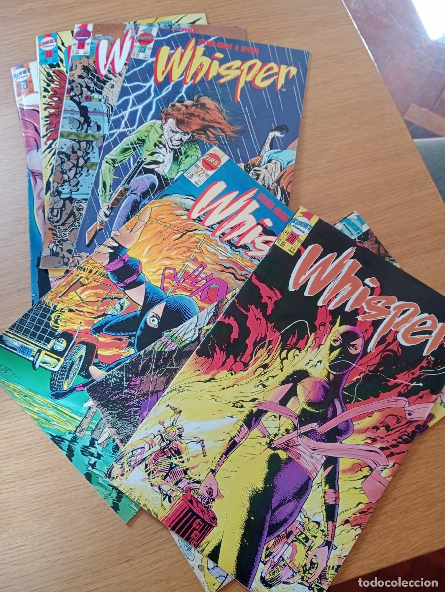 C&oacute;mics: EN INGL&Eacute;S. EDICI&Oacute;N ORIGINAL. LOTE CON 8 EJEMPLARES DE WHISPER VOL. 2. GRAPA. FIRST COMICS. 1989 &ndash; 90