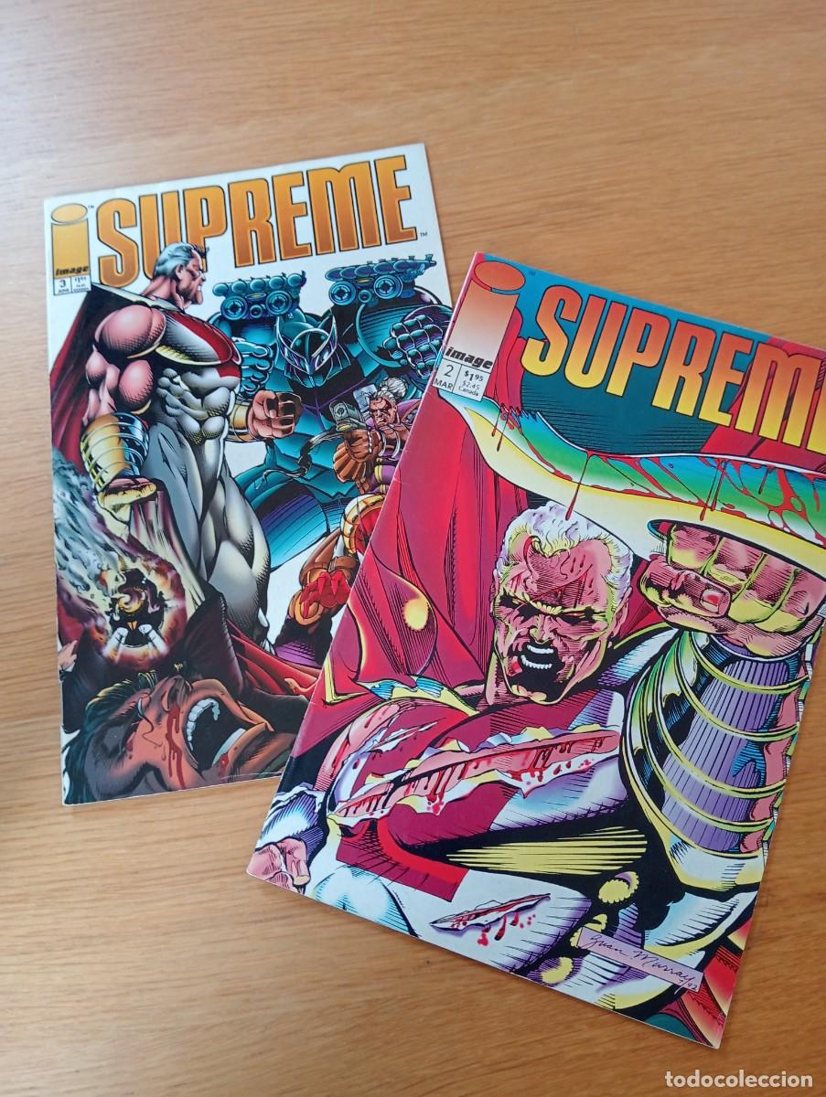 C&oacute;mics: EN INGL&Eacute;S. EDICI&Oacute;N ORIGINAL. LOTE CON 2 EJEMPLARES DE SUPREME VOL. 2. GRAPA. IMAGE. 1993.