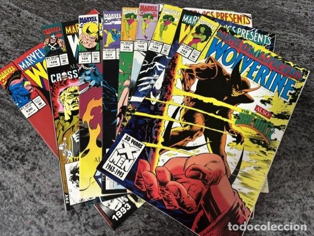 C&oacute;mics: MARVEL COMICS PRESENTS NUM 123 AL 130. SERIALES COMPLETOS DE WOLVERINE Y GHOST RIDER. NUEVOS.