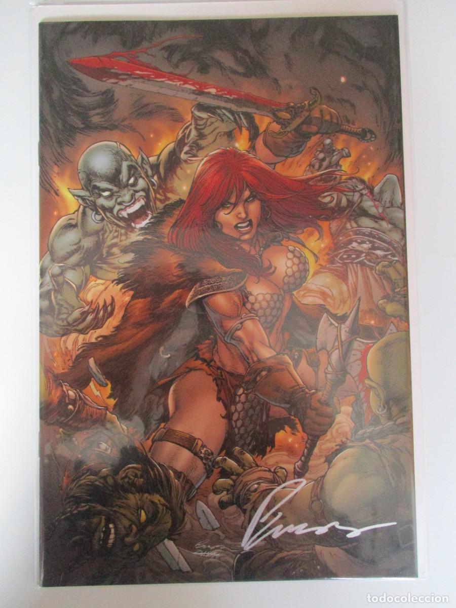 C&oacute;mics: SAVAGE RED SONJA # 1- 1 RICC EXCLUSIVE BUZZ VARIANT FIRMA: BUZZ