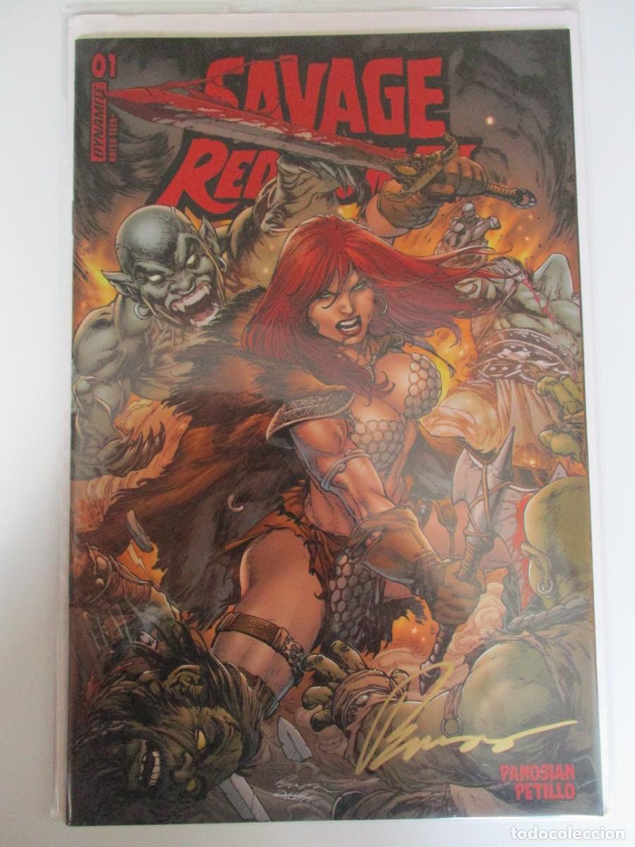 C&oacute;mics: SAVAGE RED SONJA # 1- 1 RICC EXCLUSIVE BUZZ VARIANT FIRMA: BUZZ