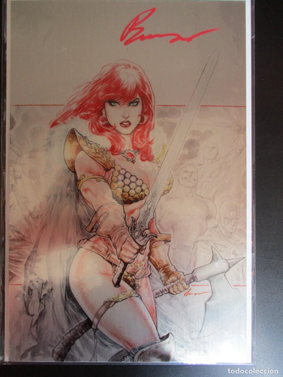 C&oacute;mics: RED SONJA - THE SUPERPOWER V-1 # 1 -EXCLUSIVE COVER -DYNAMITE : FIRMA : BUZZ