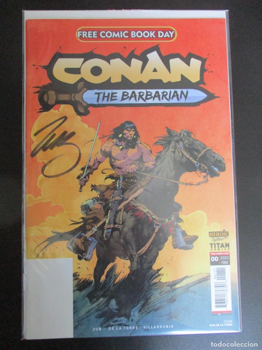 C&oacute;mics: CONAN : THE BARBARIAN # 00 - TITAN COMICS 2023 - FIRMADO: Jim Zub