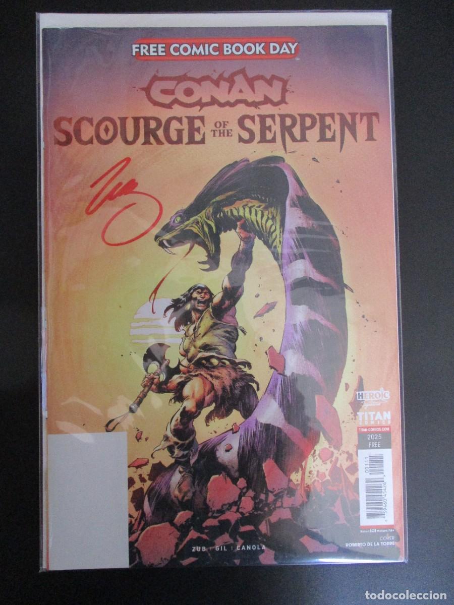 C&oacute;mics: CONA:THE BARBARIAN Free Comic Book Day May 2025- Titan Comics -FIRMADO: Jim Zub