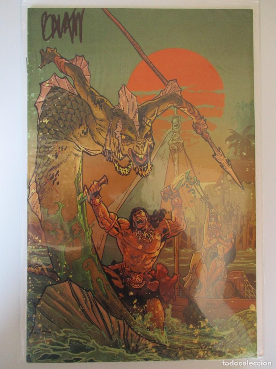 C&oacute;mics: CONAN : THE BARBARIAN # 22 -Titan Comics 2023 -FIRMADO: