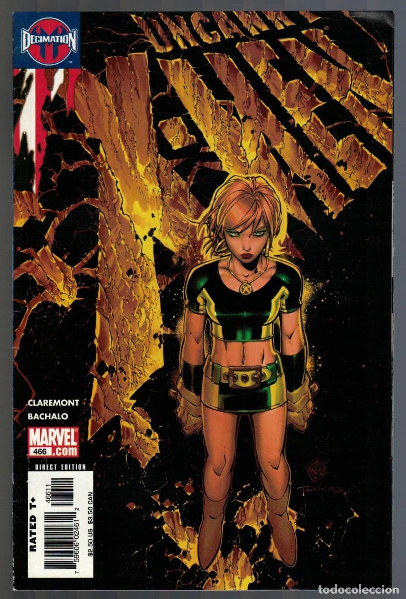 C&oacute;mics: UNCANNY X MEN #466, 468, 471 y 476 (VF), lote de 4 MARVEL COMICS 2006