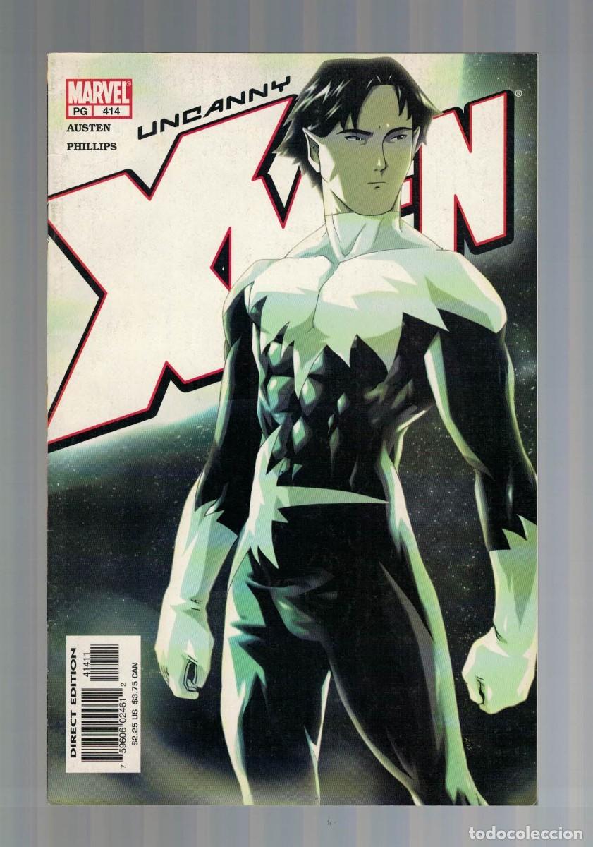 C&oacute;mics: UNCANNY X MEN #414, 418, 419 y 422 (VF/NM) lote de 4 n&uacute;meros MARVEL COMICS 2002