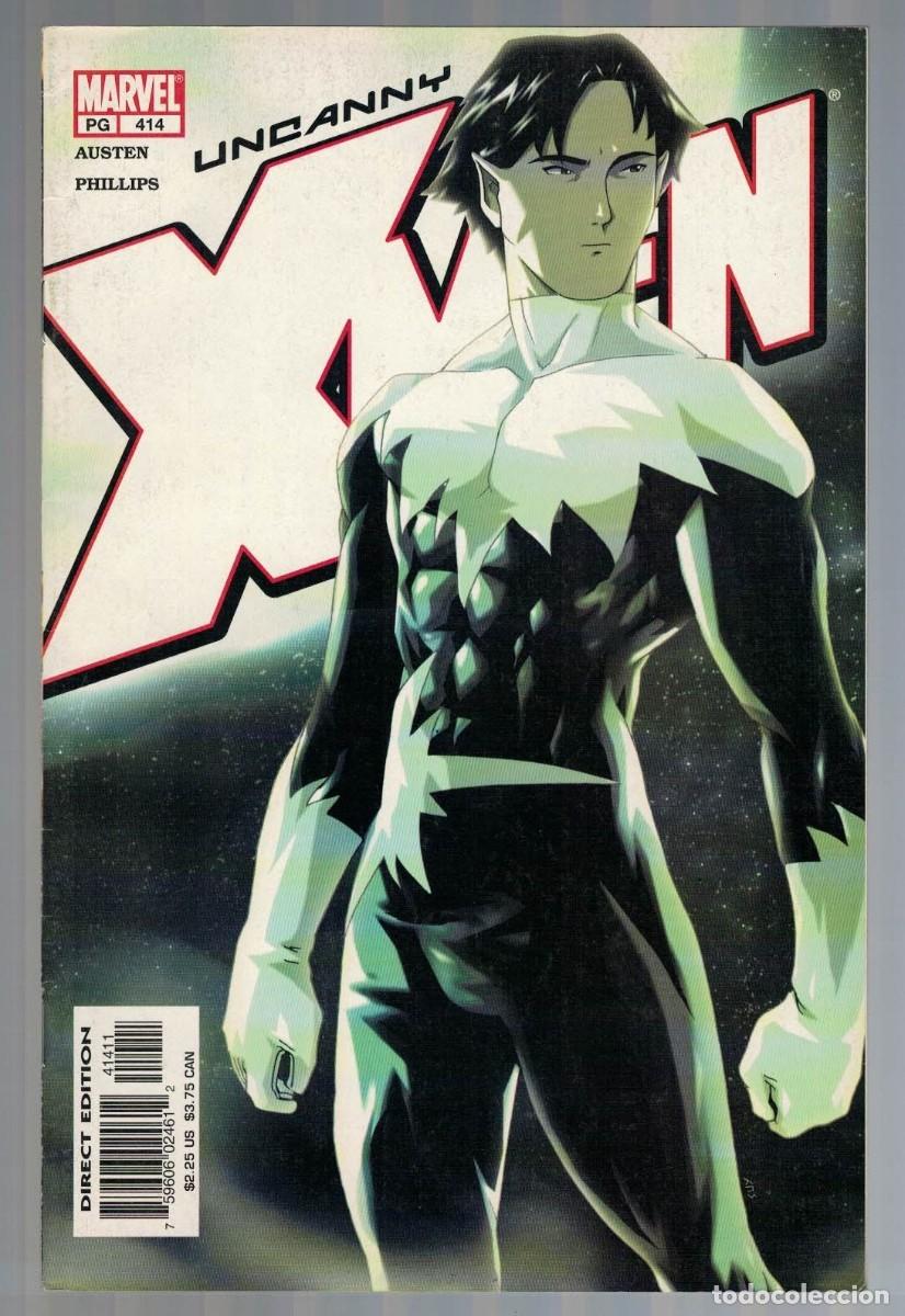 C&oacute;mics: UNCANNY X MEN #414, 418, 419 y 422 (VF/NM) lote de 4 n&uacute;meros MARVEL COMICS 2002