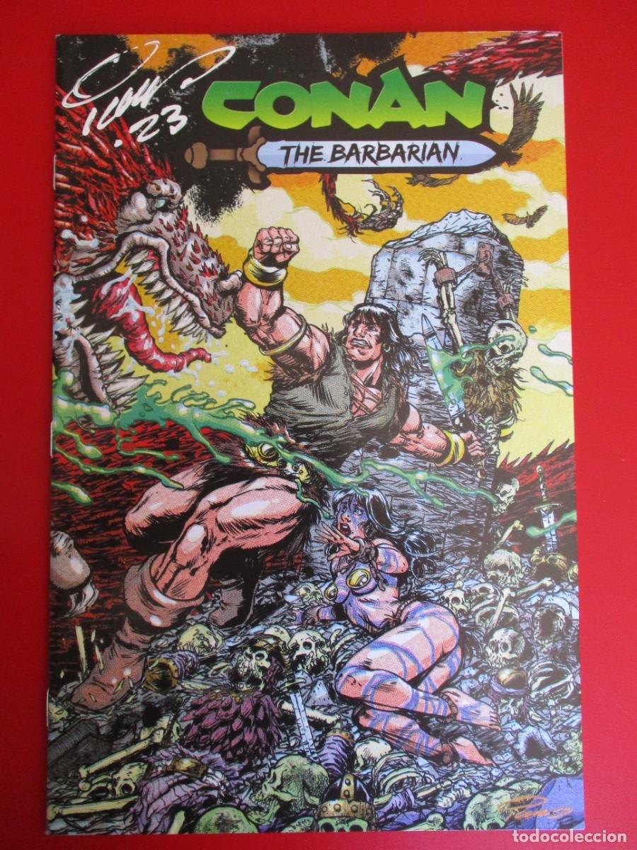 C&oacute;mics: CONAN : THE BARBARIAN # 1 - Titan Comics ( 2023 ) - FIRMADO: IAN NICHOLS