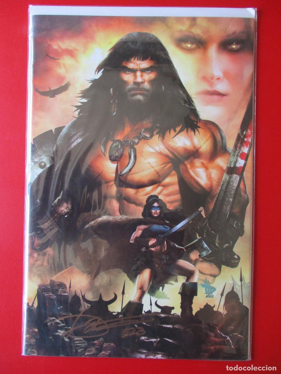 C&oacute;mics: CONAN: THE BARBARIAN # 1 - COMICKAZE - FIRMADO: DAVE WILKINS -SERIE LIMITADA 100 - N&ordm; 7