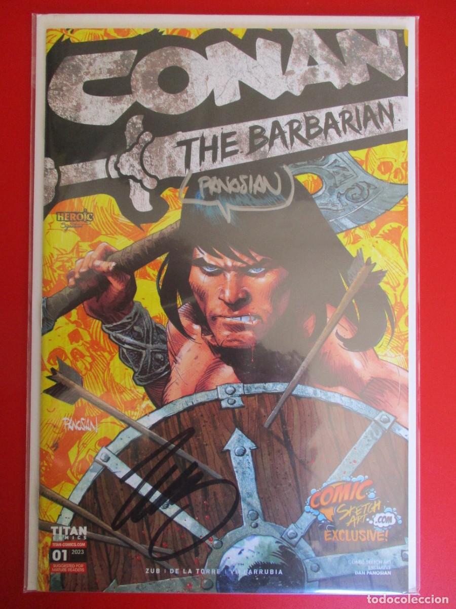C&oacute;mics: CONAN: THE BARBARIAN #1 - TITAN COMICS ( 2023).Firmado : ZUB