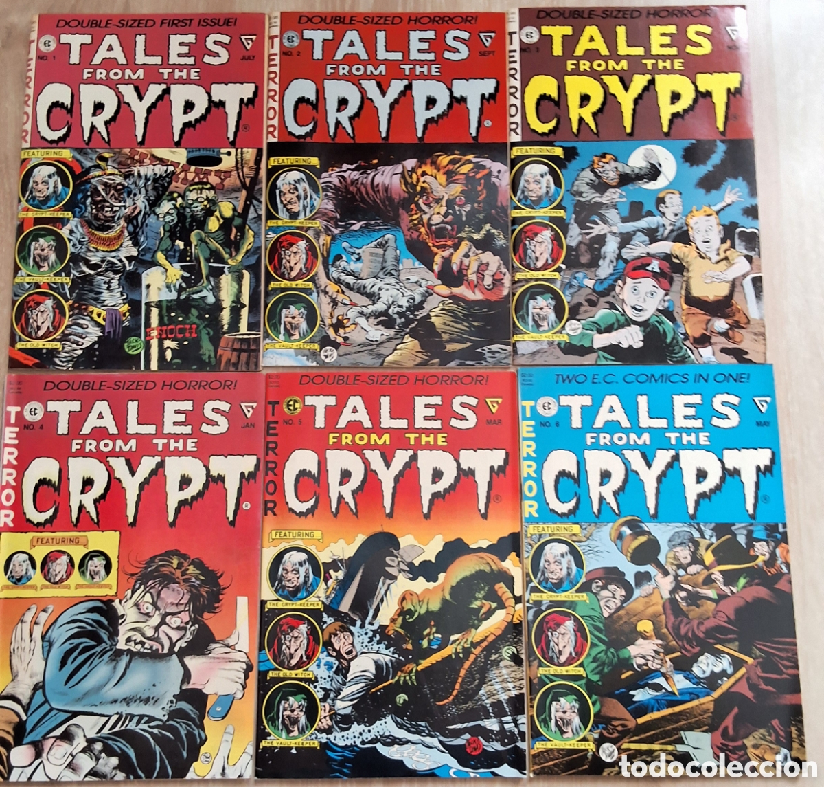 C&oacute;mics: Tales crypt terror comic americano 6 n&uacute;meros coleccion completa a&ntilde;o 1990 reimpresi&oacute;n
