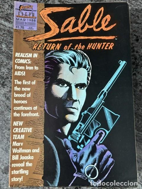 C&oacute;mics: SABLE : RETURN OF THE HUNTER, COLECCION CASI COMPLETA (25 DE 27) ORIGINALES FIRST COMICS NUEVOS