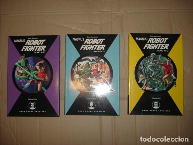 C&oacute;mics: Magnus Robot Fighter, Dark Horse Archives, 2004, completa, 3 tomos, impecables. Caja DA