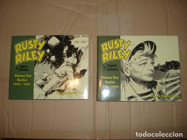 C&oacute;mics: Rusty Riley, Volume one + Two, dailies 1948-1951, 2014, Classic Comics Press, impecables. Caja DA