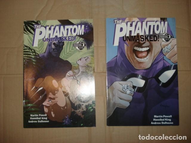 C&oacute;mics: The Phantom unmasked, 2010, completa, 2 n&uacute;meros, Moonstone, muy buen estado. Caja DA