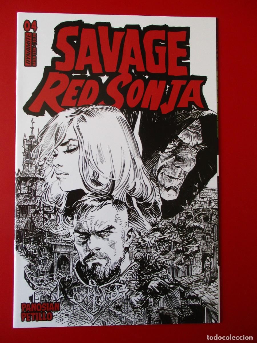 Fumetti: SAVAGE RED SONJA # 4 - PANOSIAN LINE ART