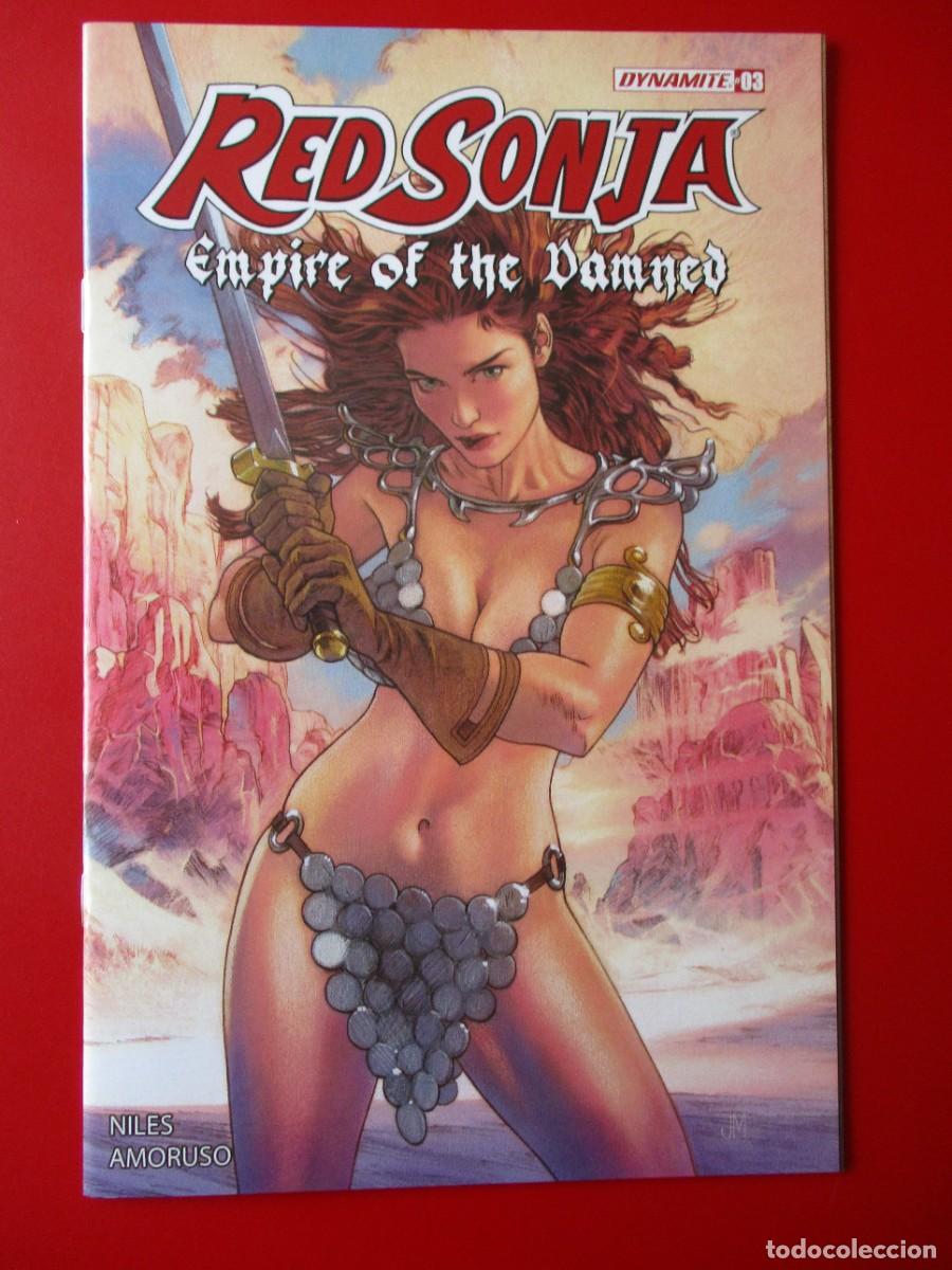 C&oacute;mics: RED SONJA - EMPIRE OF THE DAMNED # 3 - DYNAMITE COVER A