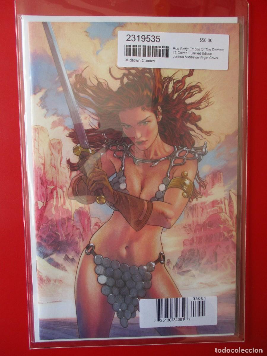 C&oacute;mics: RED SONJA - EMPIRE OF THE DAMNED # 3 - DYNAMITE COVER F (EDICION LIMITADA ) JESHUA