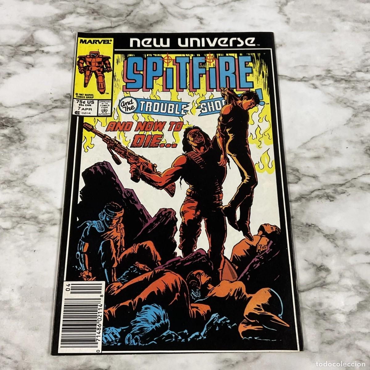 C&oacute;mics: Spitfire and the Troubleshooters #7 1986 Marvel New Universe.