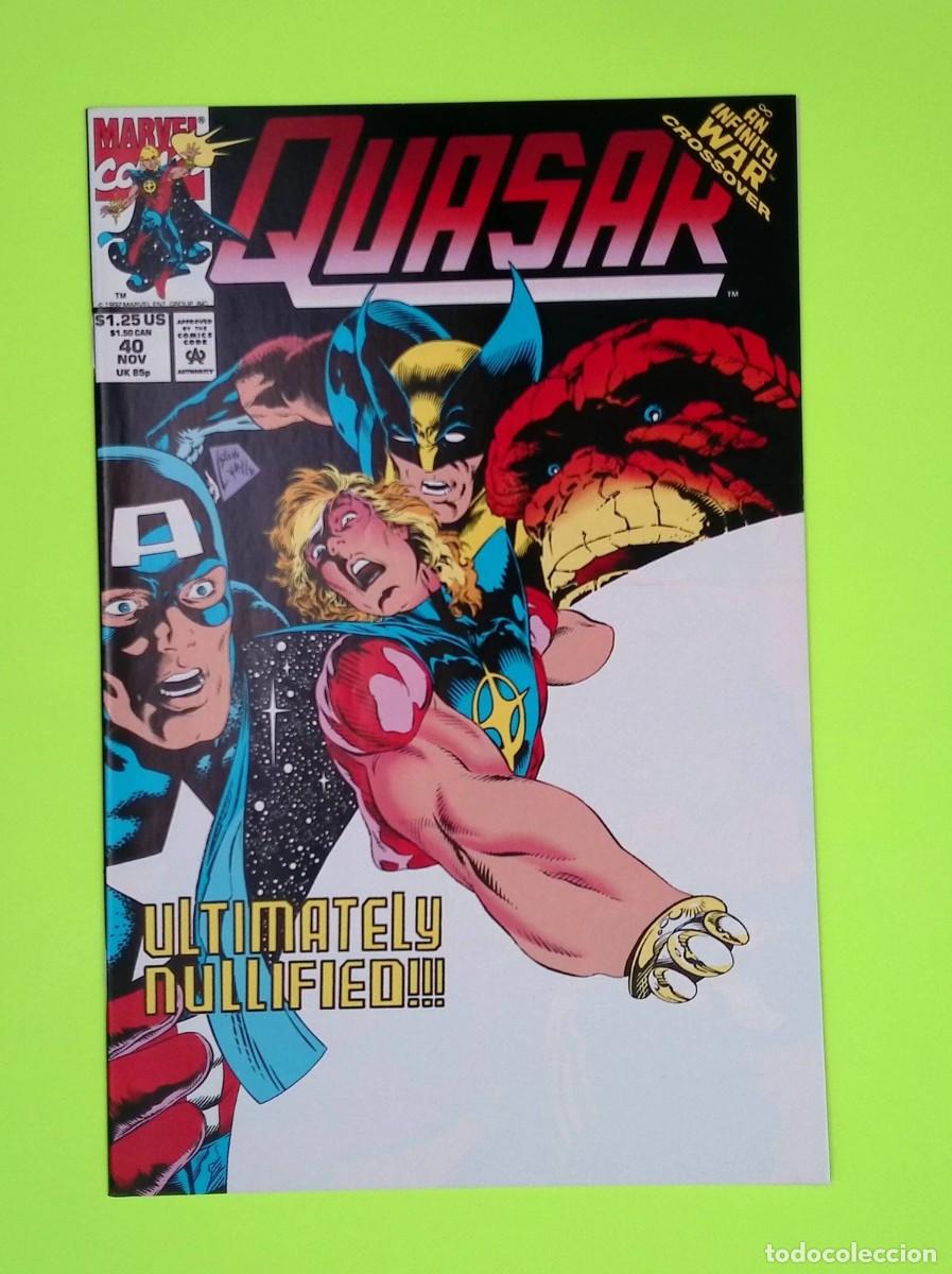 C&oacute;mics: QUASAR 40 MARVEL INFINITY WAR AVENGERS X-MEN FANTASTIC FOUR THANOS